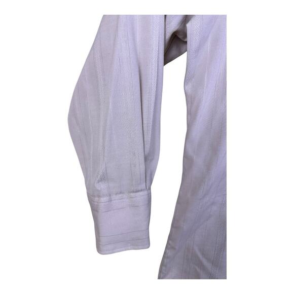 Roper Pearl Snap Shirt Mens Large Cream White 2 Pocket Western Cowboy Rodeo - Picture 10 of 16